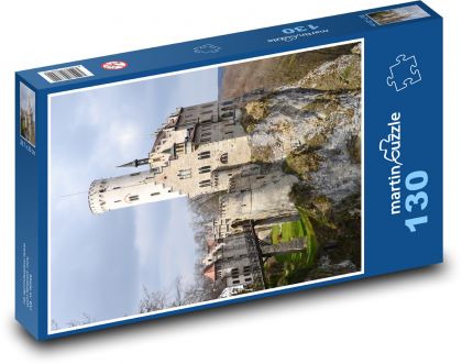Lichtenštajnský hrad - Nemecko - Puzzle 130 dielikov, rozmer 28,7x20 cm 