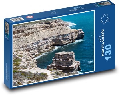 Pobrežie - oceán - Puzzle 130 dielikov, rozmer 28,7x20 cm 