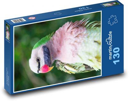 Colorful parrot - Puzzle 130 pieces, size 28.7x20 cm 