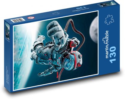 Astronaut im Weltraum - Puzzle - 130 Teile