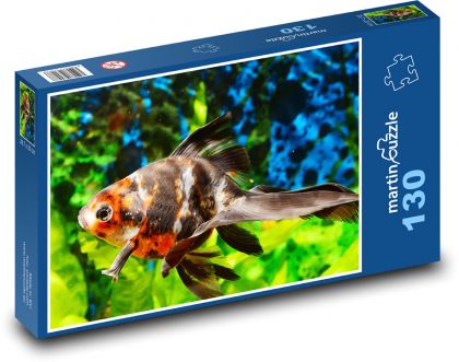 Akvarijné ryby v akváriu - Puzzle 130 dielikov, rozmer 28,7x20 cm 