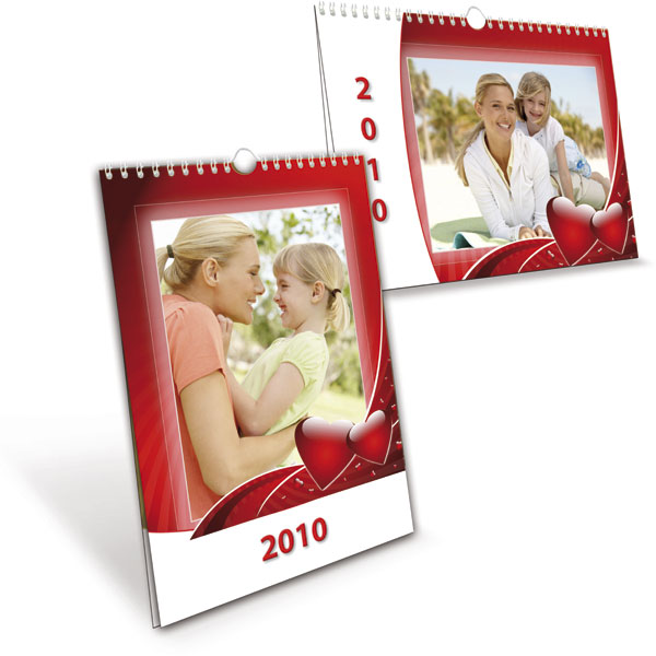 A3 calendar 2019, a practical gift with collective digital photos for family