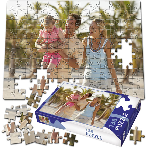 Puzzle A4 - 130 dielikov s darčekovou krabičkou z digi obrázku pre holku