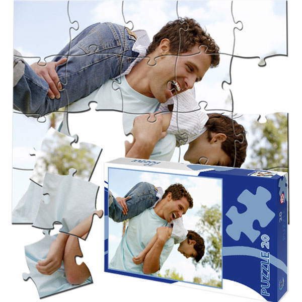 Puzzle - 20 Teile, Foto-Puzzle mit Foto-Schachtel