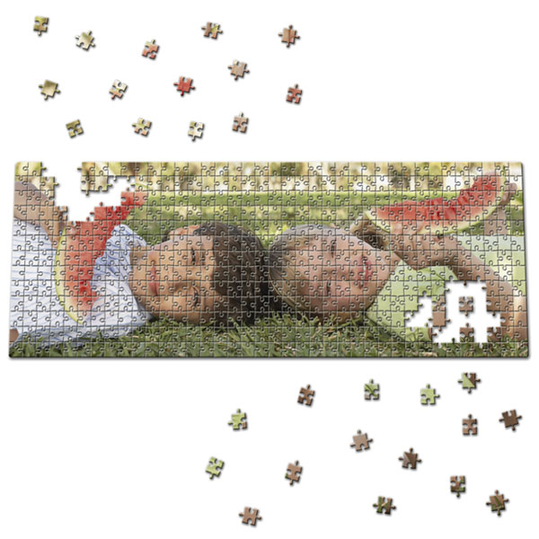 Puzzle panoramatické s počtem 494 dílků, oblíbený fotodárek pro novomanžele