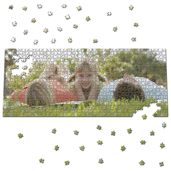Puzzle panoramatické s počtom 920 dielikov, veľký darček pre dedka s fotkou
