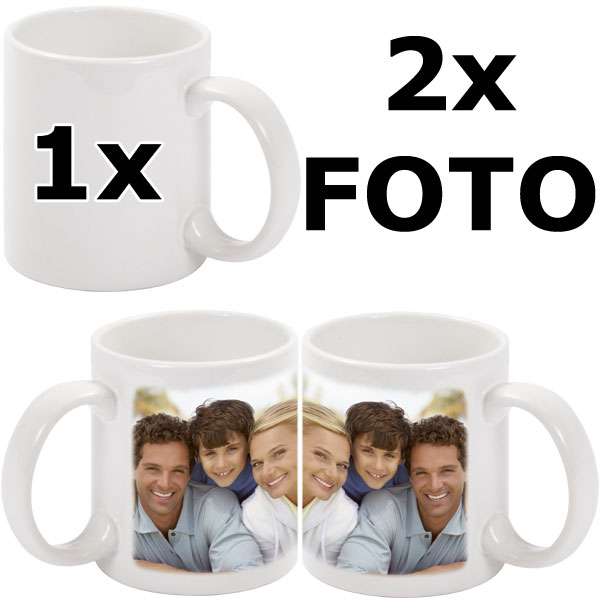 MCprint.eu - Fotodárky: Fotohrnek bílý - 2x potisk