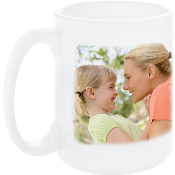 Mug JUMBO 15oz - 1x print for a left-hander, gift from a photo for your brother