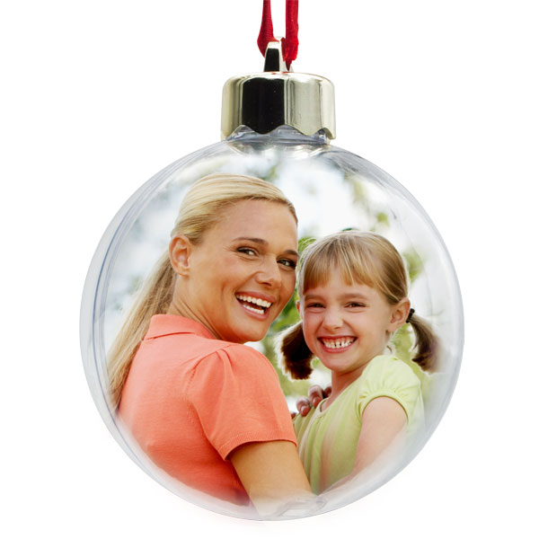 Vianočná ozdoba na stromček - 2x potlač, darček k Vianociam pre babičku