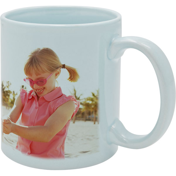 MCprint.eu - Photogift: Photo pastel mug light blue - 1x print