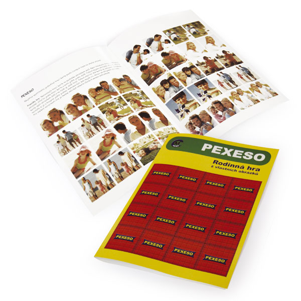 Pexeso - 36 hracích kartičiek, originálna hra ako darček pre deti s digi fotkami
