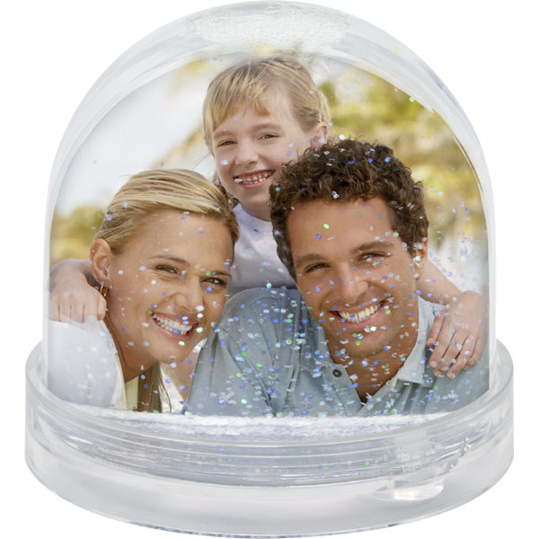 MCprint.eu - Photogift: Photo snow globe silver - 2x prints