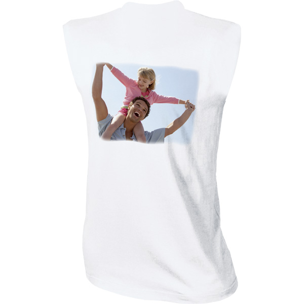 Tričko dámské bílé - 1x potisk na záda, krásný dárek z předlohy pro manželku