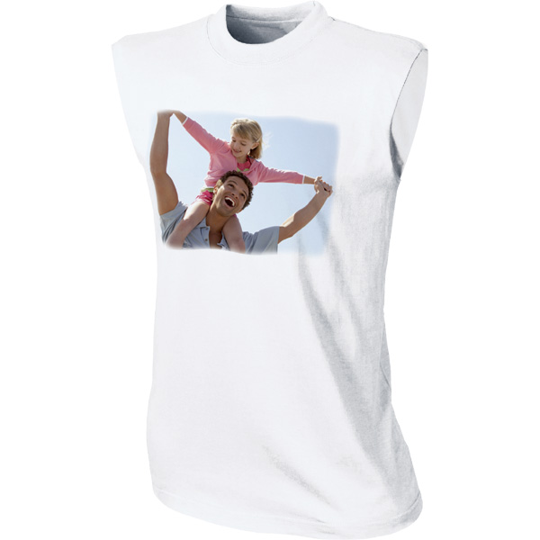 White women’s T-shirt - 1x chest printing, an ideal gift from a digital photo 