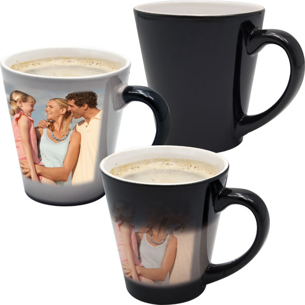 MAGIC Foto-Zaubertasse, Latte 300 ml, 1x Foto-Druck für den Rechtshänder