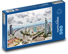 Bangkok - řeka Puzzle 500 - 46x30 cm