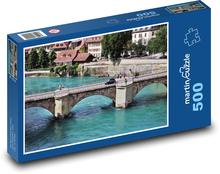 Berno - Szwajcaria, most Puzzle 500 elementów - 46x30 cm