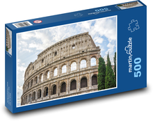 Rzym - Włochy, Koloseum Puzzle 500 elementów - 46x30 cm