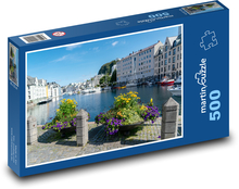 Nórsko - lode Puzzle 500 dielikov - 46 x 30 cm 