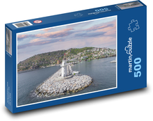 Alanya - Turecko, maják Puzzle 500 dílků - 46 x 30 cm