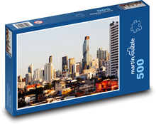 Wieżowce - architektura, wysokie budynki Puzzle 500 elementów - 46x30 cm