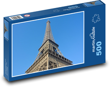 Wieża Eiffla - Paryż, Francja Puzzle 500 elementów - 46x30 cm