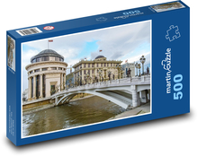 Skopje - Severní Makedonie Puzzle 500 dílků - 46 x 30 cm