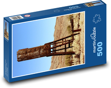 Water Tower - Old West Puzzle of 500 pieces - 46 x 30 cm 