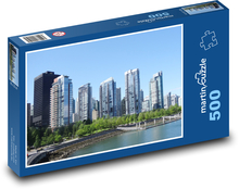 Vancouver - Canada, City Puzzle of 500 pieces - 46 x 30 cm 