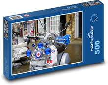 Kolobežka na ulici Puzzle 500 dielikov - 46 x 30 cm 