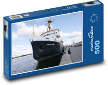 Loď v prístave - na mori Puzzle 500 dielikov - 46 x 30 cm 