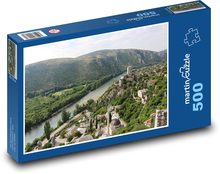 Bosna - příroda, řeka Puzzle 500 dílků - 46 x 30 cm