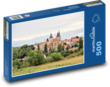 Kouřim - historické město, Střední Čechy Puzzle 500 dílků - 46 x 30 cm