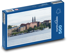 Štokholm - Švédsko, mesto Puzzle 500 dielikov - 46 x 30 cm 