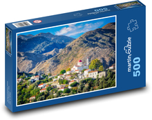 Mesto - príroda, hory Puzzle 500 dielikov - 46 x 30 cm 