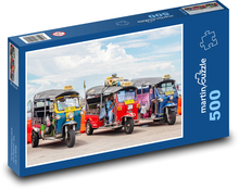 Tuk tuk - vozidlo, taxi Puzzle 500 - 46x30 cm