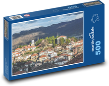 Ohrid - Severní Makedonie, město Puzzle 500 dílků - 46 x 30 cm