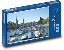 Zürich - Hafen Puzzle 500 Teile - 46 x 30 cm