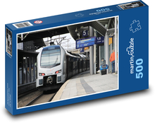 Vlak - železnice, trate Puzzle 500 dielikov - 46 x 30 cm 