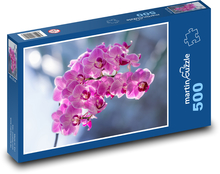 Rosa Orchideen - Blumen Puzzle 500 Teile - 46 x 30 cm