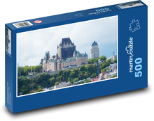 Quebec - zamek Frontenac, Kanada Puzzle 500 elementów - 46x30 cm