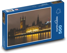 Panorama Londýna - Westminsterský palác Puzzle 500 dílků - 46 x 30 cm