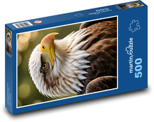 Eagle - bird, animal Puzzle of 500 pieces - 46 x 30 cm 
