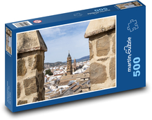 Wieża kościoła miejskiego Puzzle 500 elementów - 46x30 cm