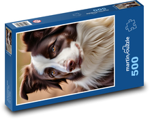 Border collie - dog Puzzle of 500 pieces - 46 x 30 cm