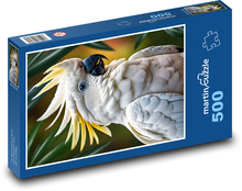 Weißer Kakadu - ein schöner Vogel Puzzle 500 Teile - 46 x 30 cm