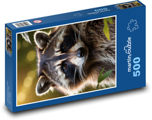 Raccoon Teddy Bear Puzzle of 500 pieces - 46 x 30 cm 