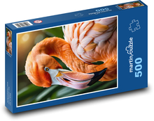 Flamingo - ein Vogel mit langem Schnabel Puzzle 500 Teile - 46 x 30 cm