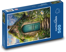 Ländliches Naturhäuschen Puzzle 500 Teile - 46 x 30 cm