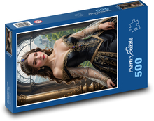 Portret królowej Puzzle 500 elementów - 46x30 cm